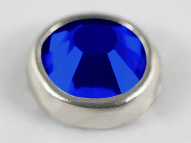 COBALT PLUS RHINESTONES SS16 WITH SILVER RING