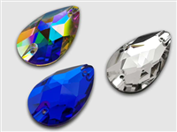 TEARDROP 11X18 MM CRYSTAL