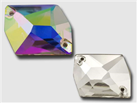 COSMIC SQUARE 11X14 MM CRYSTAL