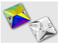 SQUARE 10X10  MM CRYSTAL