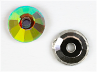 RHINESTONE WITH MIDDLE HOLE 4 MM JET PACKAGE 480 PCS