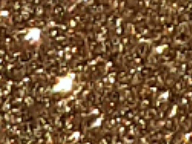 1 mt di POLI-FLEX PEARL GLITTER 425 LIGHT GOLD. Foglio termo trasferibile in vinile POLI-TAPE