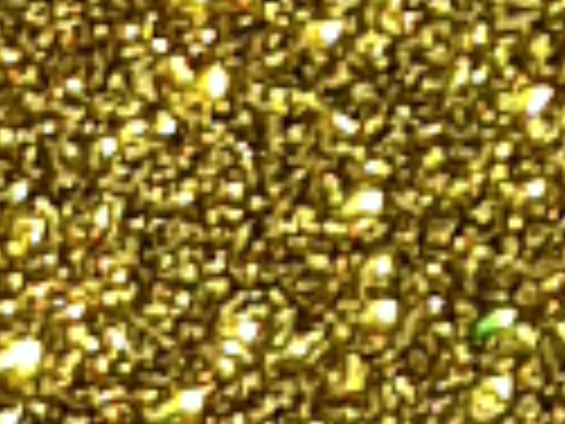 1 mt di POLI-FLEX PEARL GLITTER 451 GOLD. Foglio termo trasferibile in vinile POLI-TAPE