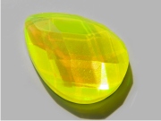 FLUO EPOXY FACETED TEARDROP 13x18 MM COLOR 62