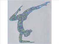 TRANSFER MOTIF RHINESTONE AROSHIRVA FORM 12 CRYSTAL AB