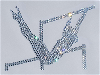 TRANSFER MOTIF RHINESTONE AROSHIRVA FORM 24 CRYSTAL