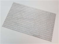 CRYSTAL MESH SS6 CRY, RECTANGLE 2X4 CRYSTAL