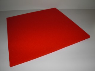 SILICON RUBBER foamed 50X43 cm ULTRA SOFT ORANGE