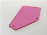 SPECCHIETTI DA CUCIRE FORMA P04  22X37 mm PINK