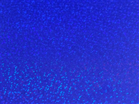 N°1 ROTOLINO 30x50 di HOLOGRAPHIC H0083 ROYAL BLUE.Rotolino termo trasferibile in vinile SISER