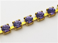 SWAROVSKI 127004 CUPCHAINS PP18 TANZANITE NO PLATING 1 MT.