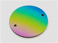 SPECCHIETTI DA CUCIRE TONDO 25 mm RAINBOW