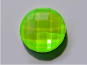 CABOCHON SFACCETTATO FLUO TONDO 10 MM COLORE 63