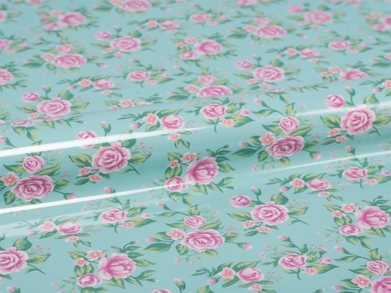 10 mt di EASYPATTERNS PLUS VINTAGE ROSE. Thermo transferable vinyl rols SISER