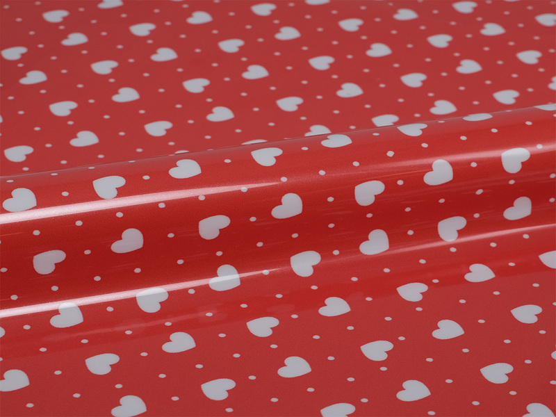 5 mt di EASYPATTERNS PLUS LOVE DOTS. Thermo transferable vinyl rols SISER