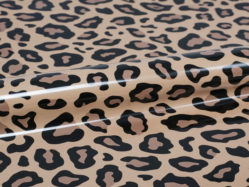 5 mt di EASYPATTERNS PLUS LEOPARD TAN. Thermo transferable vinyl rols SISER