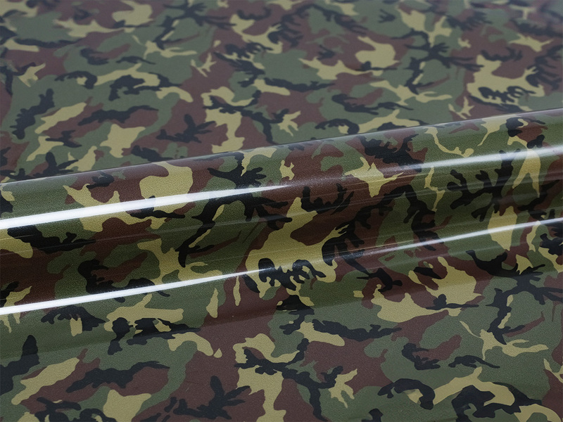 5 mt di EASYPATTERNS PLUS CAMO GREEN. Thermo transferable vinyl rols SISER