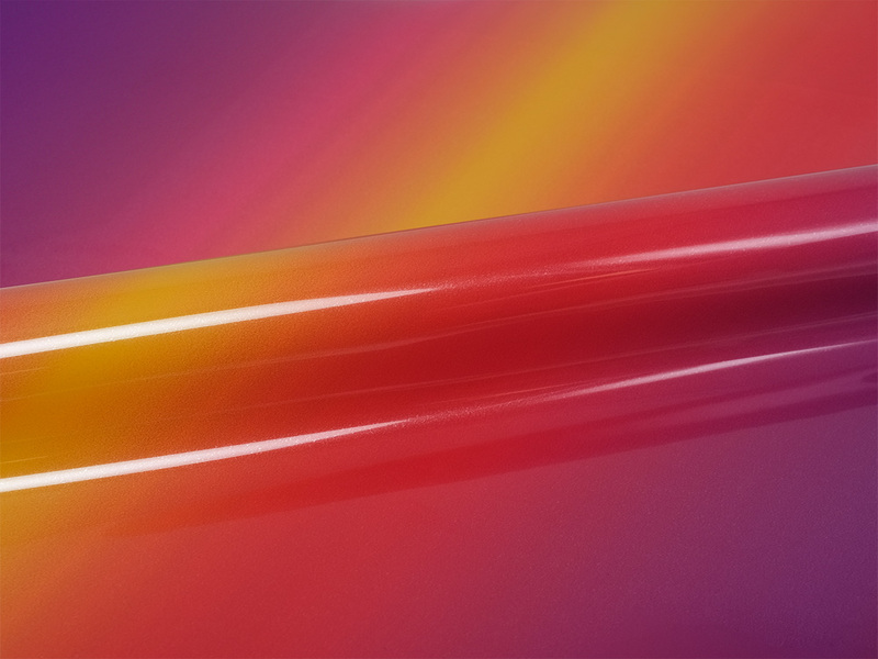 10 mt of EASYPATTERNS PLUS SUNSET GRADIENT. Thermo transferable vinyl rols SISER