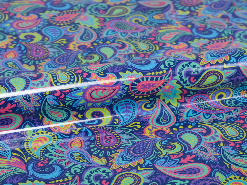 5 mt di EASYPATTERNS PLUS PAISLEY PARTY. Heat transfer roll SISER