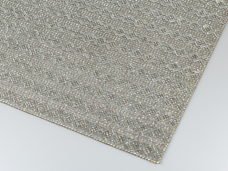 CRYSTAL MESH SS6 CRYSTAL, RECTANGLE 3X7 CRYSTAL