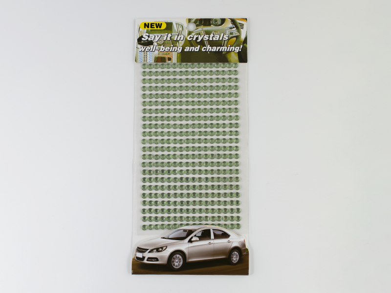 STRIPES OF RHINESTONE  STICKERS SS20 PERIDOT