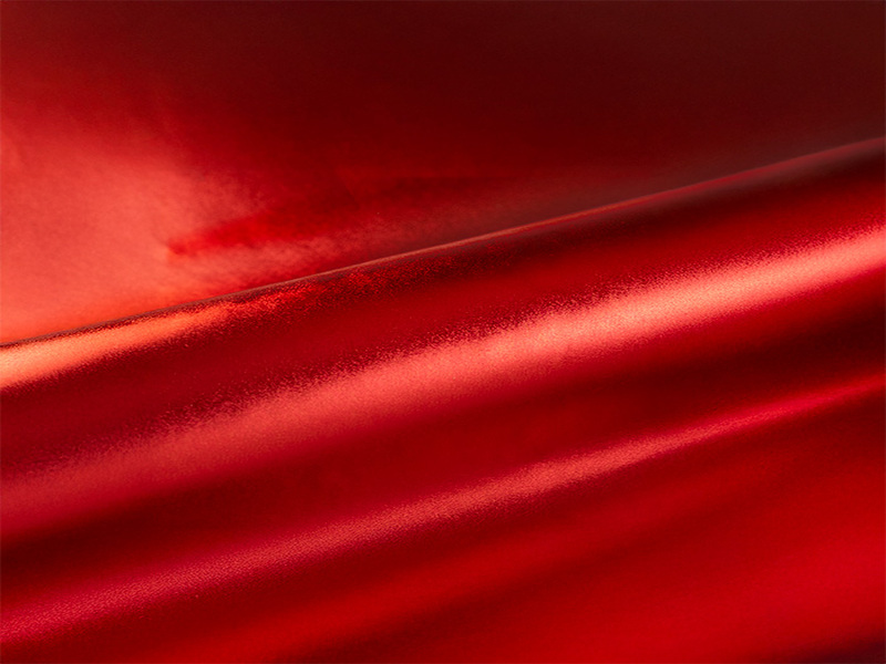1 m di Easy Puff EPM007 METALLIC RED. Foglio termo trasferibile in poliuretano effetto 3D SISER