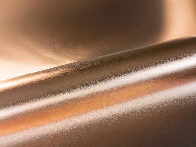 1 m di Easy Puff EPM077 METALLIC BRONZE. Foglio termo trasferibile in poliuretano effetto 3D SISER
