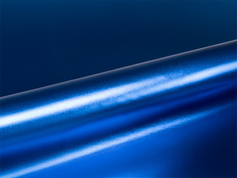1 m di Easy Puff EPM013 METALLIC BLUE. Foglio termo trasferibile in poliuretano effetto 3D SISER