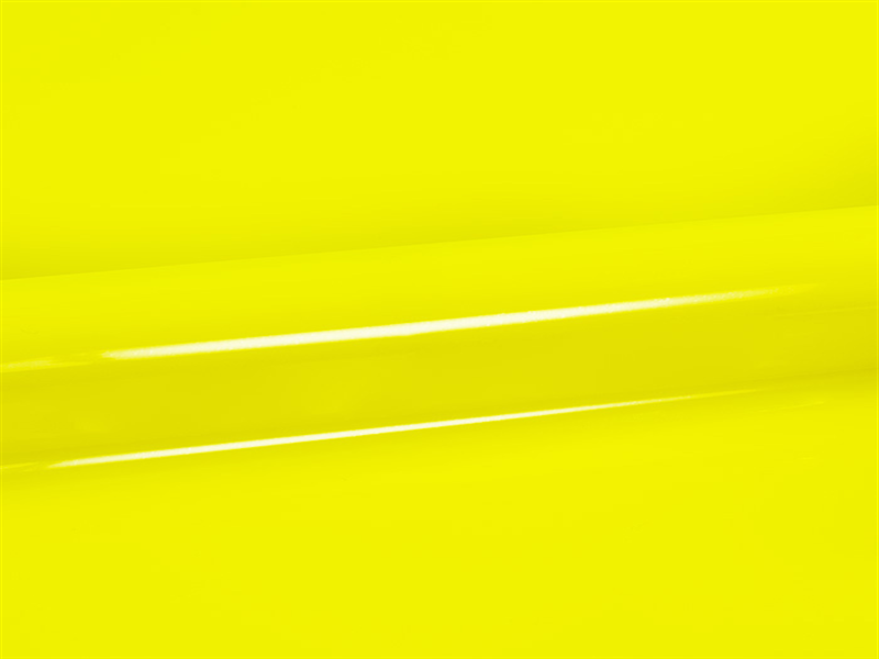 N°1 ROTOLINO 30x50 di P.S. FILM EXTRA N0022 GIALLO FLUOR. Rotolino termo trasferibile in vinile SISER
