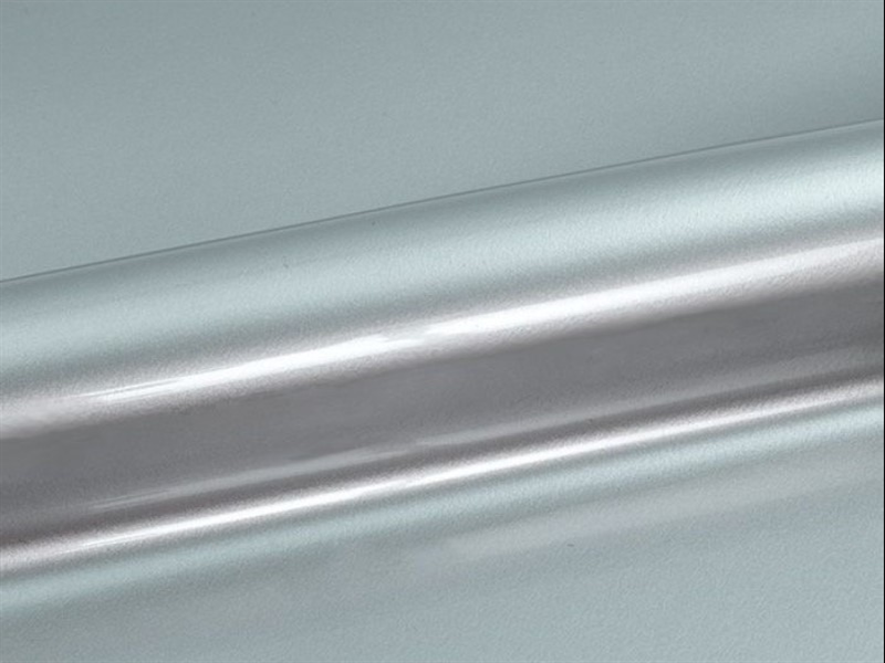 N°1 ROTOLINO 30x50 di ECOSTRETCH ES0021 ARGENTO. Rotolino termo trasferibile in vinile SISER