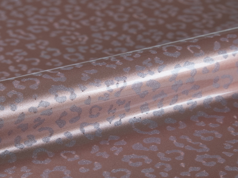 N°1 ROTOLINO 30x50 di LASERLUX LEOPARD. Rotolino termo trasferibile in vinile SISER