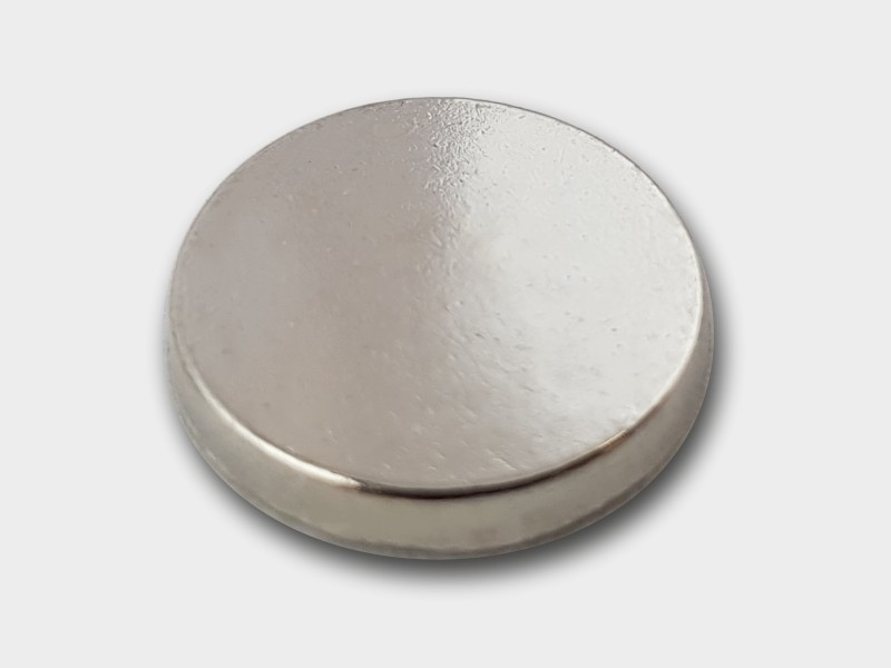 BORCHIA METALLICA CONVESSA "B" ALU CONVEX FLAT ROUND 5 MM SILVER
