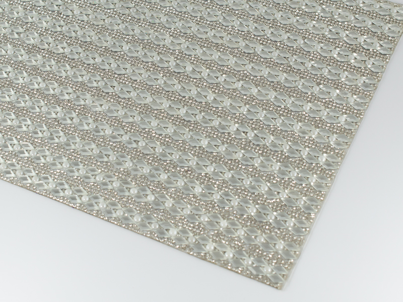CRYSTAL MESH SS10 CRYSTAL/ RHOMBUS / RHINESTONES CERAMIC