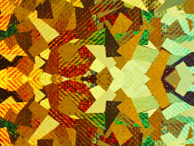 1 mt. of HS FOIL CRYSTAL-GOLD. SISER foil sheet