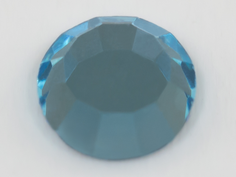 FLAT RHINESTONE 5 MM AQUAMARINE