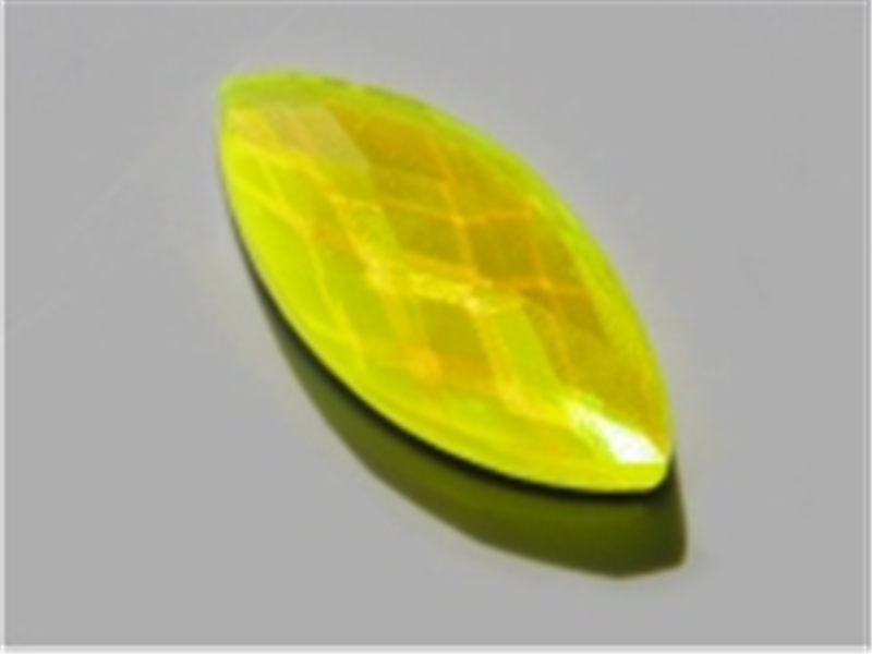 FLUO EPOXY FACETED OVAL 5x10 MM COLOR 62