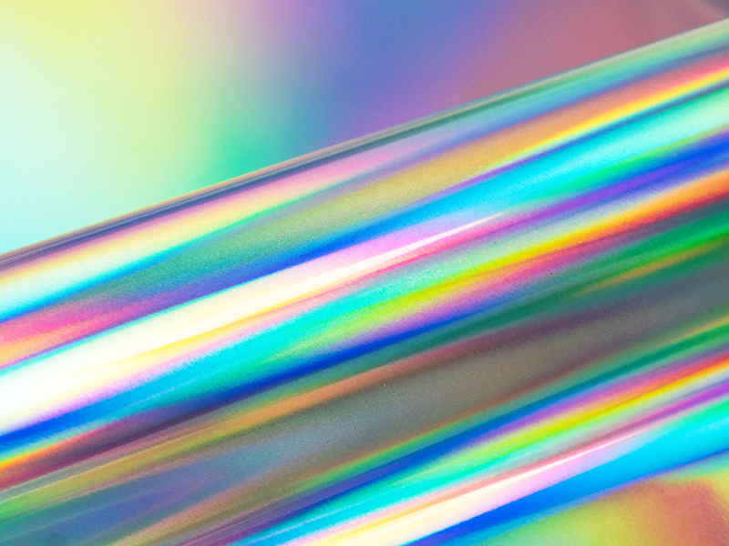 1,20 mt di HOLOGRAPHIC H0089 SPECTRUM. Foglio termo trasferibile in poliuretano SISER