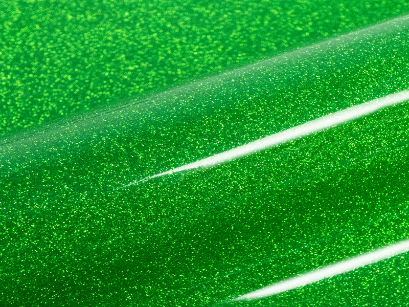 1 m of TWINKLE TW0009 GREEN. Thermo transferable polyurethane sheet SISER