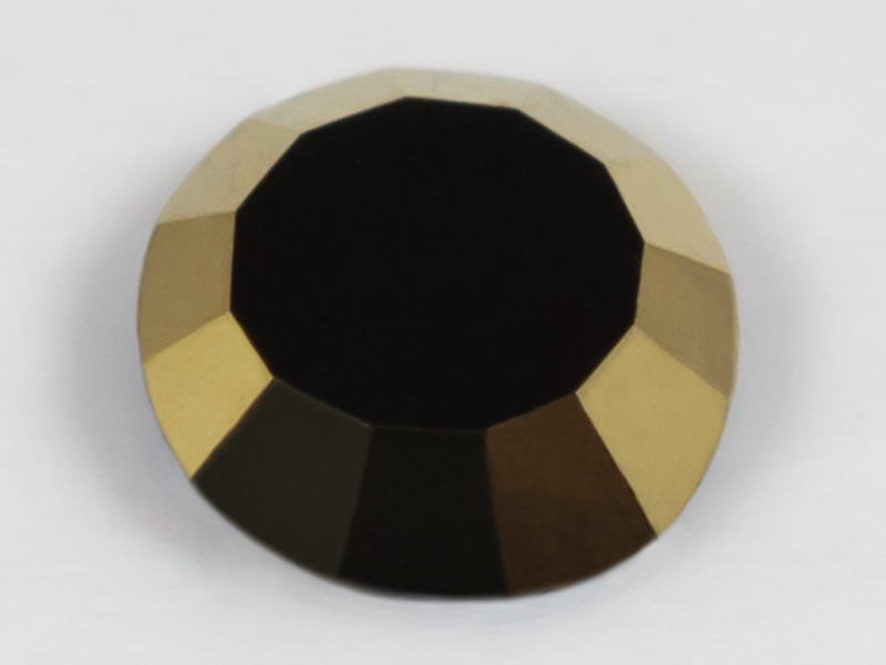 RIM RHINESTONE SS16 JET WITH GOLD RIM