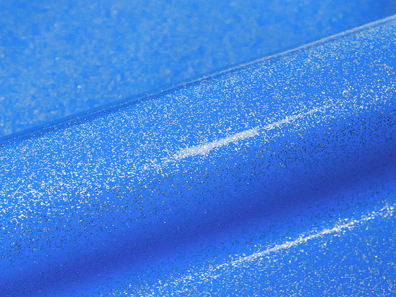 5 mt of SPARKLE SK0099 CORNFLOWER BLUE. Thermo transferable vinyl roll SISER