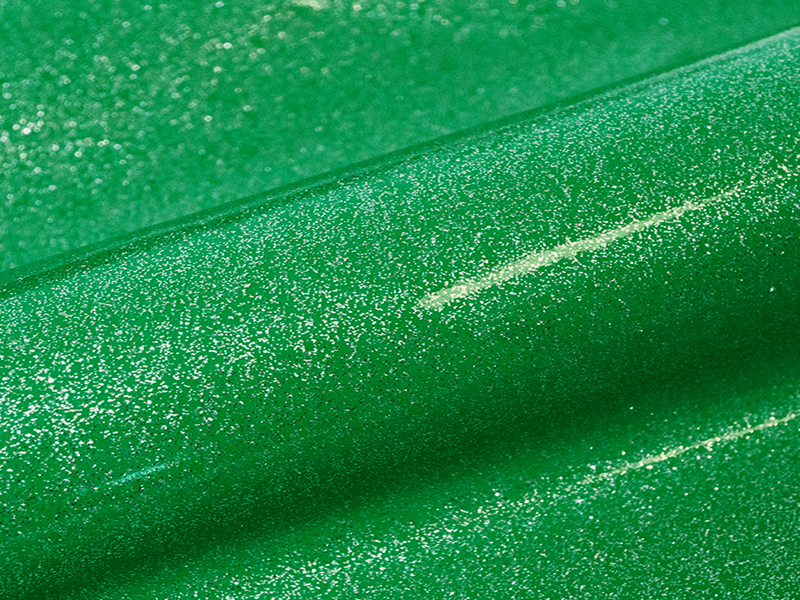 5 mt of SPARKLE SK0009 GREEN LEAF. Thermo transferable vinyl roll SISER