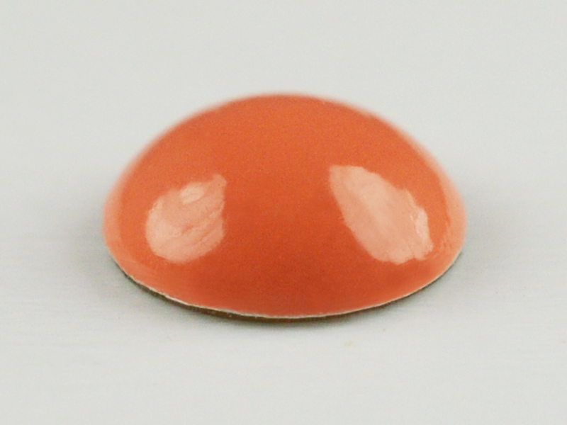 DOME STUD MM 1,5 PASTEL PEACH ORANGE