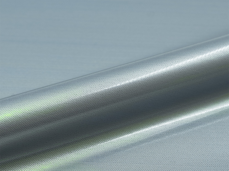 N ° 1 SHEET A4 of AURORA AU0021 METALLIC SILVER. Thermo transferable vinyl sheet SISER