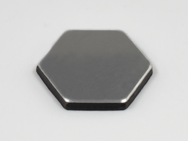 PS STUD HEXAGON 10X12 MM COL. M001