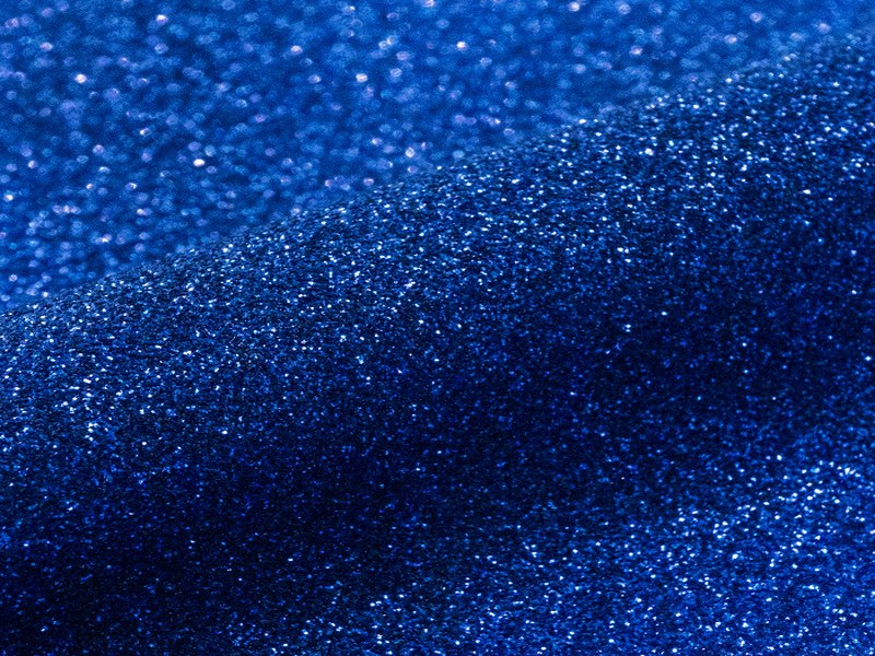 1 m of  GLITTER G0083 ROYAL BLUE. Thermo transferable vinyl sheet SISER