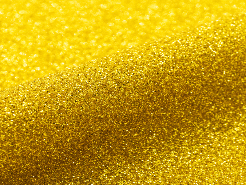 1 m of  GLITTER G0020 GOLD. Thermo transferable vinyl sheet SISER