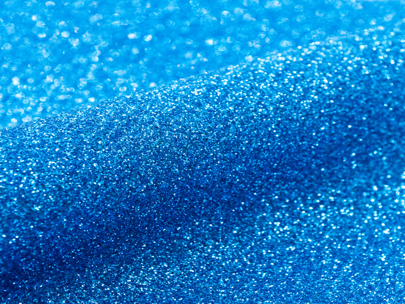 1 m of  GLITTER G0011 ACQUA. Thermo transferable vinyl sheet SISER