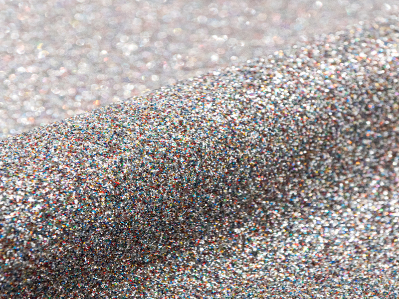 1 m of  GLITTER G0064 LIGHT MULTI. Thermo transferable vinyl sheet SISER