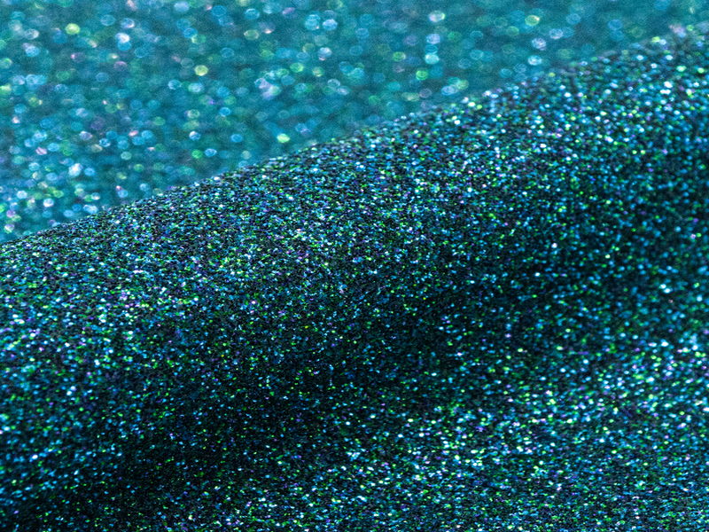1 m of  GLITTER G0112 LAGOON. Thermo transferable vinyl sheet SISER