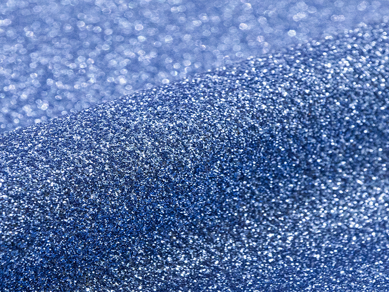 1 m of  GLITTER G0084 OLD BLUE. Thermo transferable vinyl sheet SISER